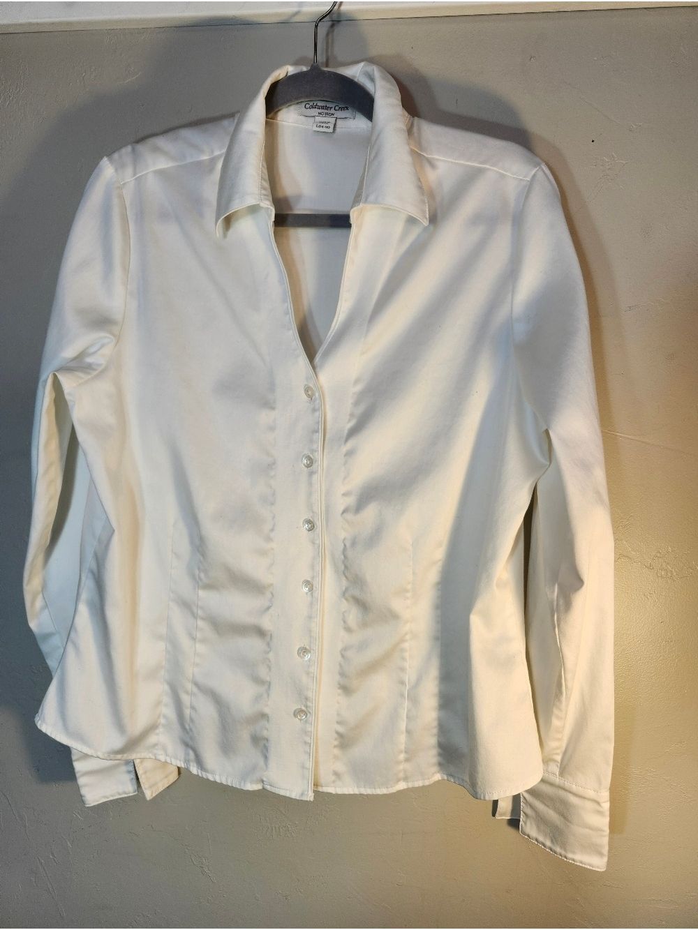 Coldwater Creek White No Iron Dress Shirt